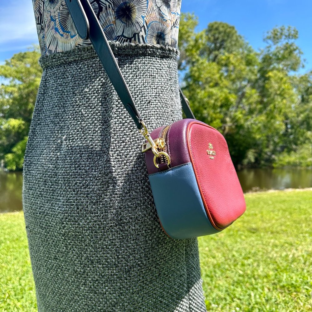 SOLD - COACH NWOT Jamie Camera Bag in Colorblock Leather Crossbody Bag CE647 - Picture 5 of 16